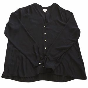 NWOT Black Button Down Shirt